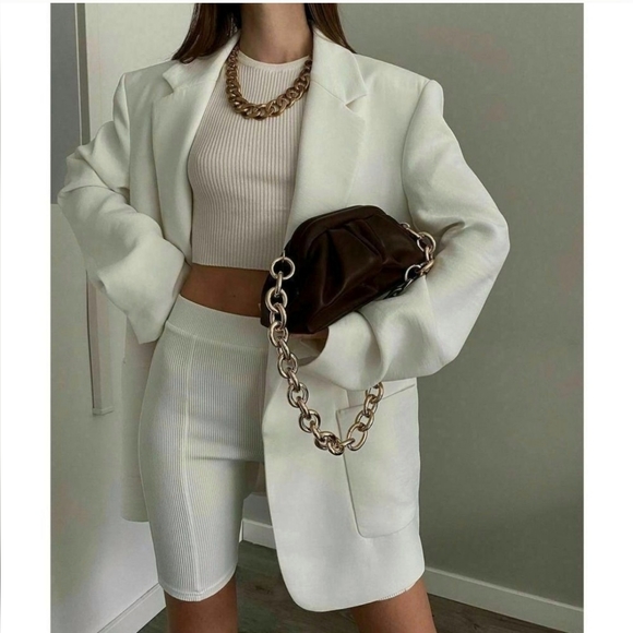 ZARA Oversized Flowy Blazer Bloggers Favorite - Picture 5 of 14